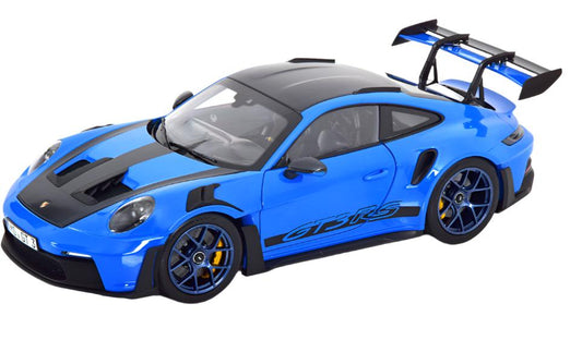 Norev Porsche 911 992 GT3 RS Weissach Pkg Shark Blue 1:18 LIMITED