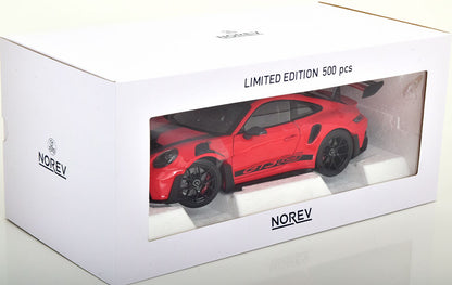 Norev Porsche 911 992 GT3 RS Weissach Pkg Guards Red 1:18 LIMITED