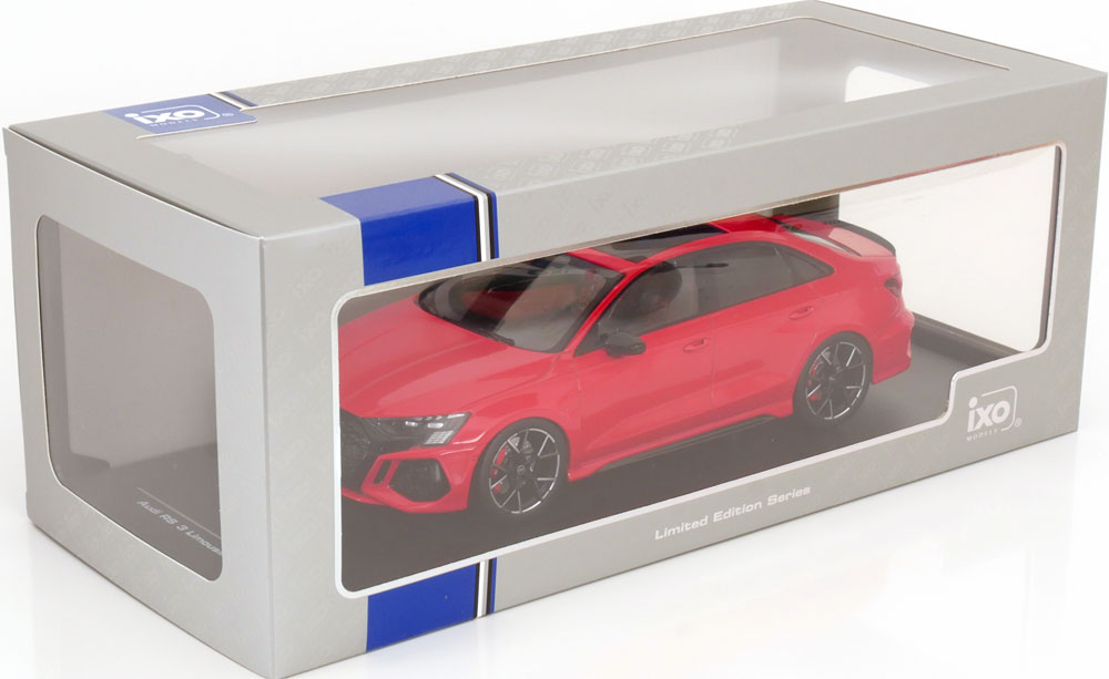 MCG 2022 Audi RS3 Sedan 8Y Tango Red 1:18