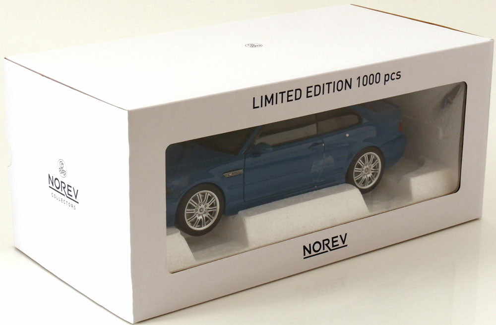 Norev 2000 BMW M3 (E46) Laguna Seca Blue 1:18