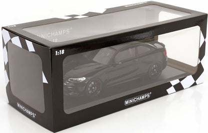 Minichamps 2020 BMW M2 CS (F87) Black w/ Black Wheels 1:18