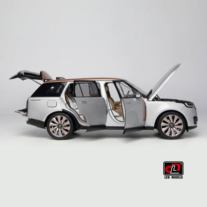 LCD 2022 Range Rover SV Silver w/ Bronze Accents 1:18