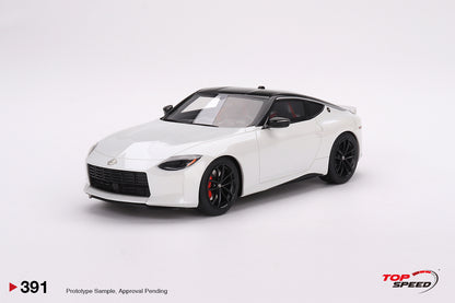 Topspeed 1:18 Nissan Z Performance 2023 Everest White LHD