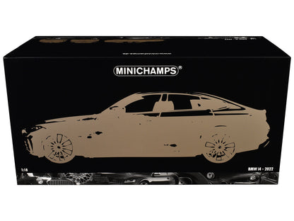 Minichamps 2022 BMW i4 (4 Series) G26 White Metallic 1:18