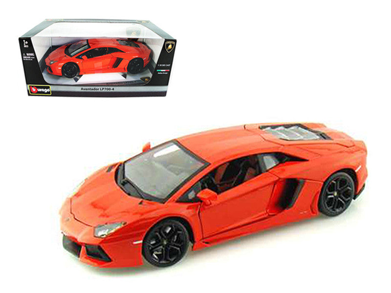 Bburago Lamborghini Aventador LP700-4 Dark Orange Metallic 1:18