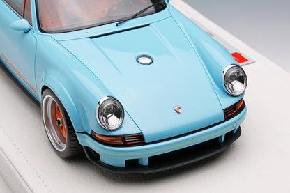 Make Up Co., Ltd / Eidolon 2023 Porsche 911 DLS Gulf Blue WITH DISPLAY 1:18