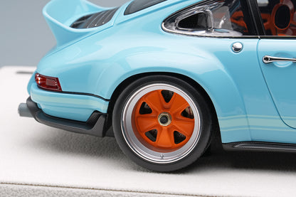 Make Up Co., Ltd / Eidolon 2023 Porsche 911 DLS Gulf Blue WITH DISPLAY 1:18