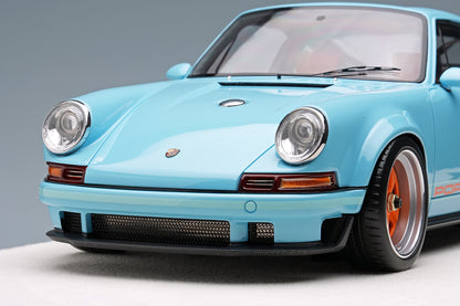 Make Up Co., Ltd / Eidolon 2023 Porsche 911 DLS Gulf Blue WITH DISPLAY 1:18