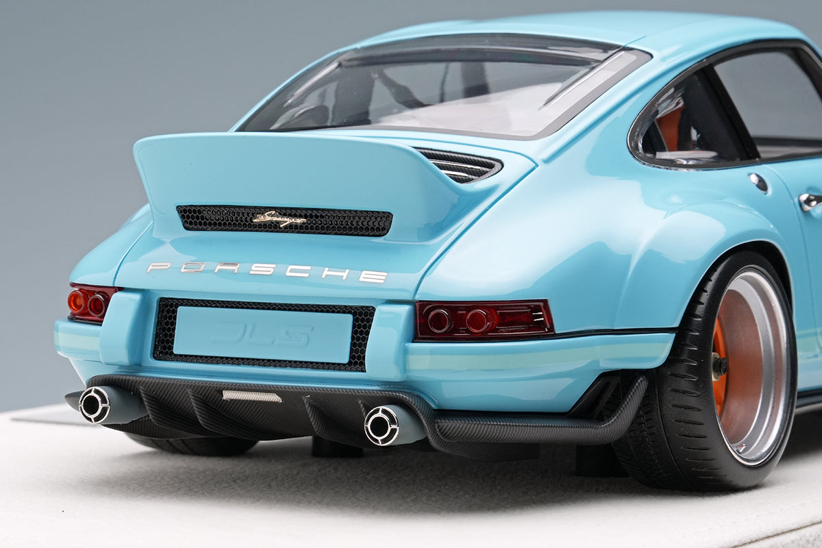 Make Up Co., Ltd / Eidolon 2023 Porsche 911 DLS Gulf Blue WITH DISPLAY 1:18