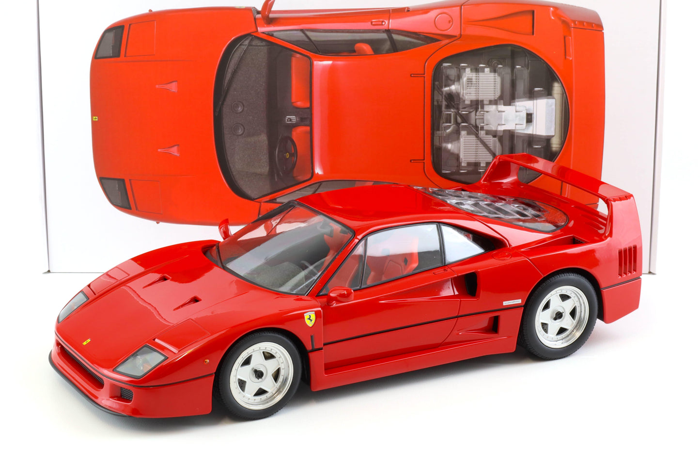 Norev 1987 Ferrari F40 Ferrari Red w/ Red Interior 1:12 (Revised Version)