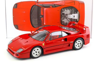 Norev 1987 Ferrari F40 Ferrari Red w/ Red Interior 1:12 (Revised Version)