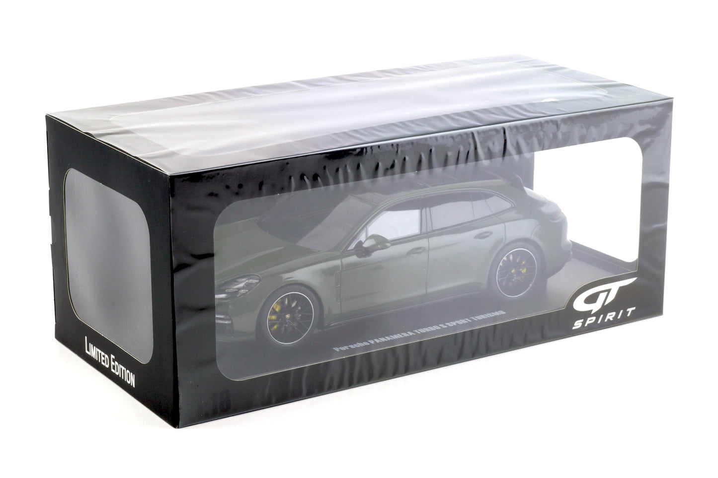 GT Spirit 2021 Porsche Panamera Turbo S Sport Turismo Green 1:18 Resin