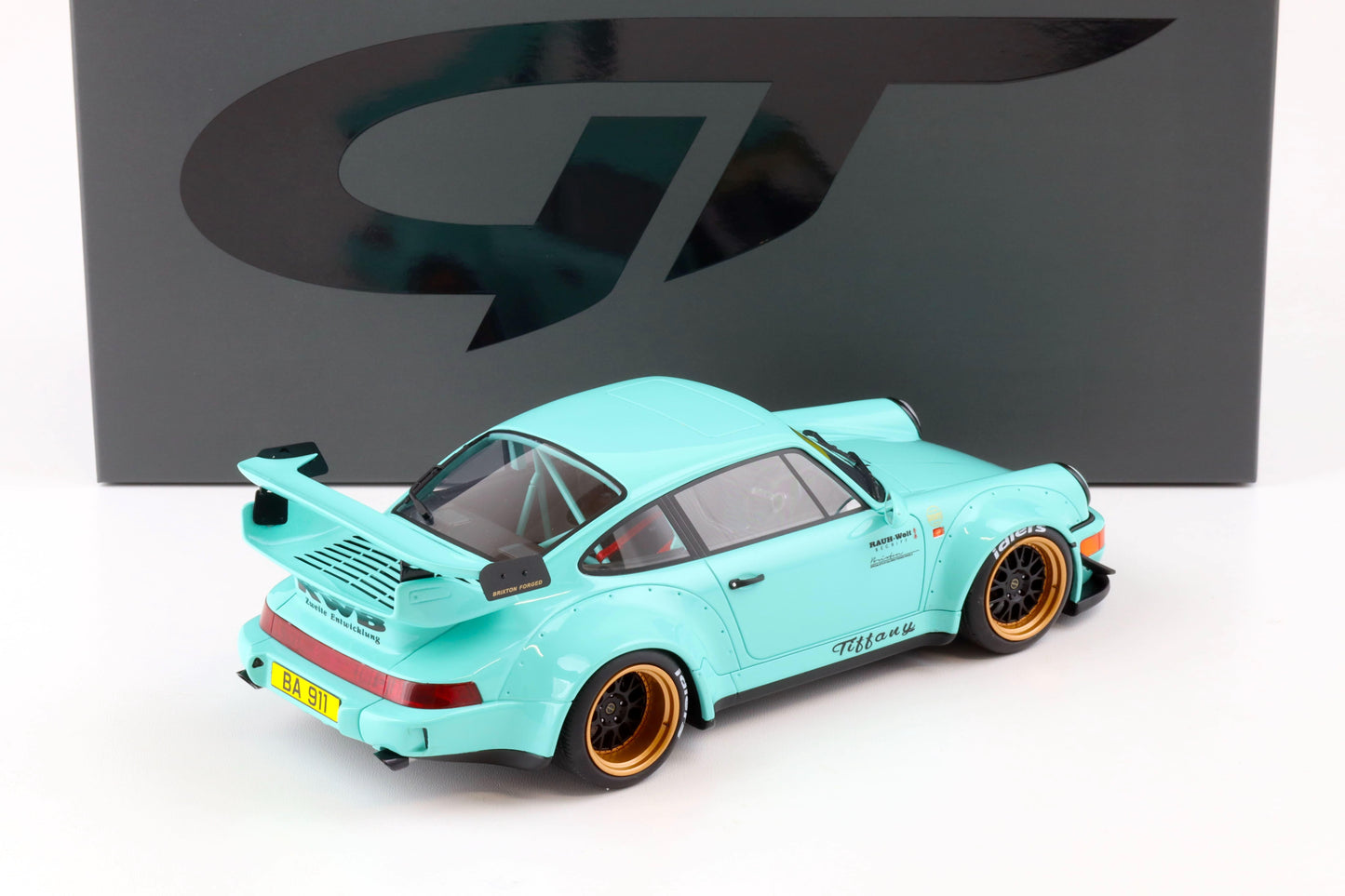 GT Spirit 2015 Porsche 911 964 RWB Tiffany Blue 1:18 Resin