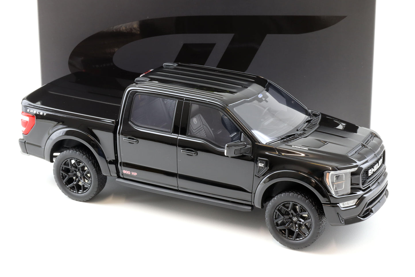 GT Spirit 2024 Shelby Ford F-150 Centennial Edition Pick up Truck Black 1:18