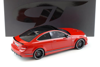 GT Spirit 2014 Mercedes Benz C63 AMG Coupe Fire Opal Red 1:18