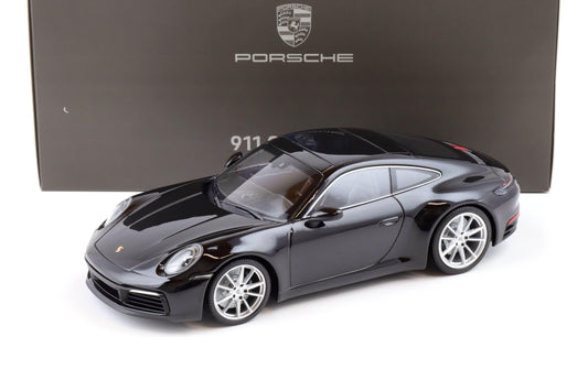 Minichamps 2022 Porsche 911 992 Carrera 4S DEALER EDITION Black 1:18