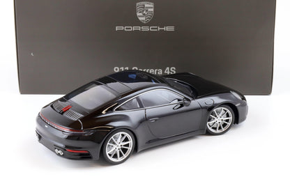 Minichamps 2022 Porsche 911 992 Carrera 4S DEALER EDITION Black 1:18