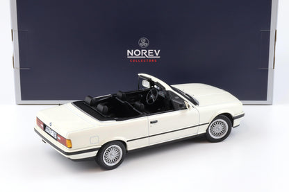 Norev 1991 BMW 325i E30 Convertible White 1:18