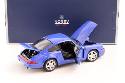 Norev 1990 Porsche 911 964 Carrera 4 Maritime Blue 1:18 LIMITED