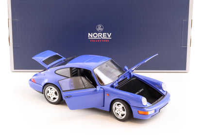 Norev 1990 Porsche 911 964 Carrera 4 Maritime Blue 1:18 LIMITED