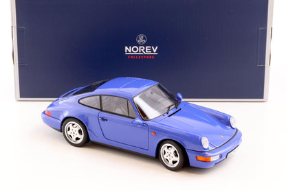 Norev 1990 Porsche 911 964 Carrera 4 Maritime Blue 1:18 LIMITED