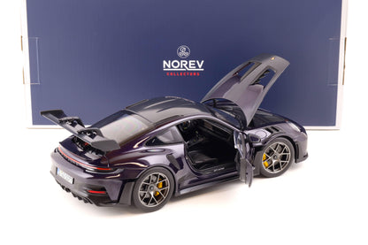 Norev Porsche 911 992 GT3 RS Weissach Pkg Viola Metallic 1:18 LIMITED