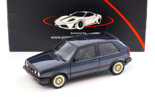 Norev 1988 Volkswagen Golf MK II GTI Helios Blue Metallic 1:18