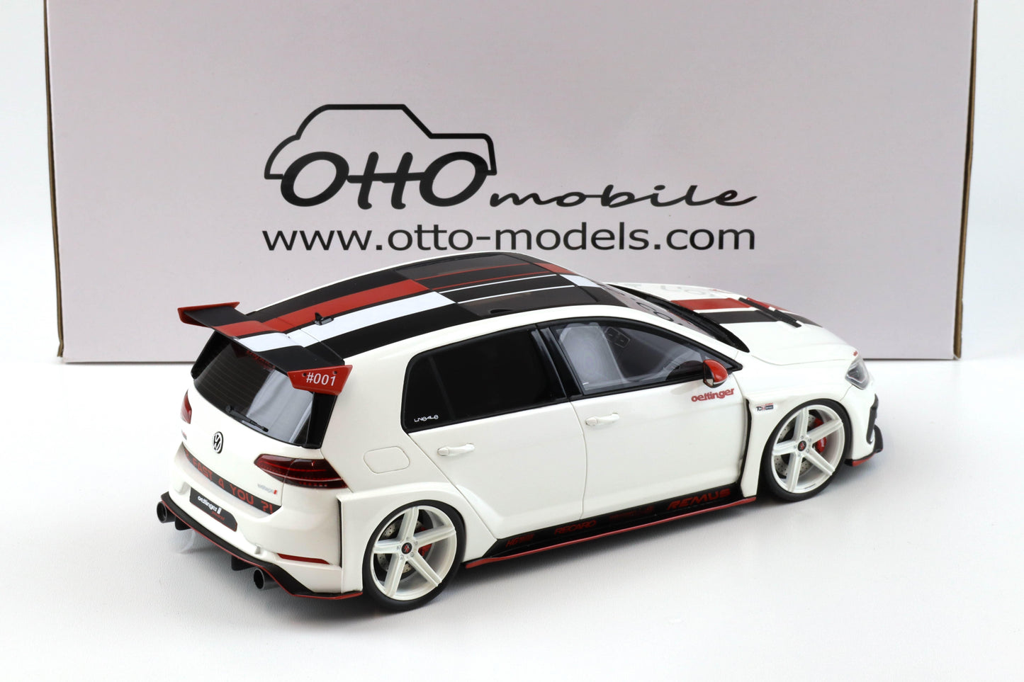 Otto 2019 Volkswagen Golf GTI MK7 TCR Oettinger Pure White 1:18