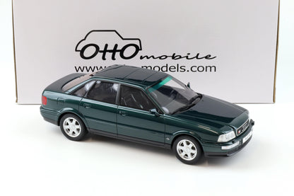 Otto 1993 Audi 80 B4 S2 Sedan Emerald Green M6 1:18