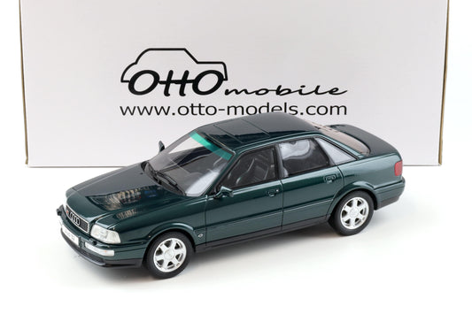 Otto 1993 Audi 80 B4 S2 Sedan Emerald Green M6 1:18