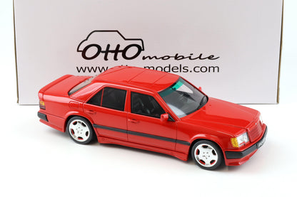 Otto 1987 Mercedes-Benz 300 E AMG 6.0 (W124) Signal Red 568 1:18