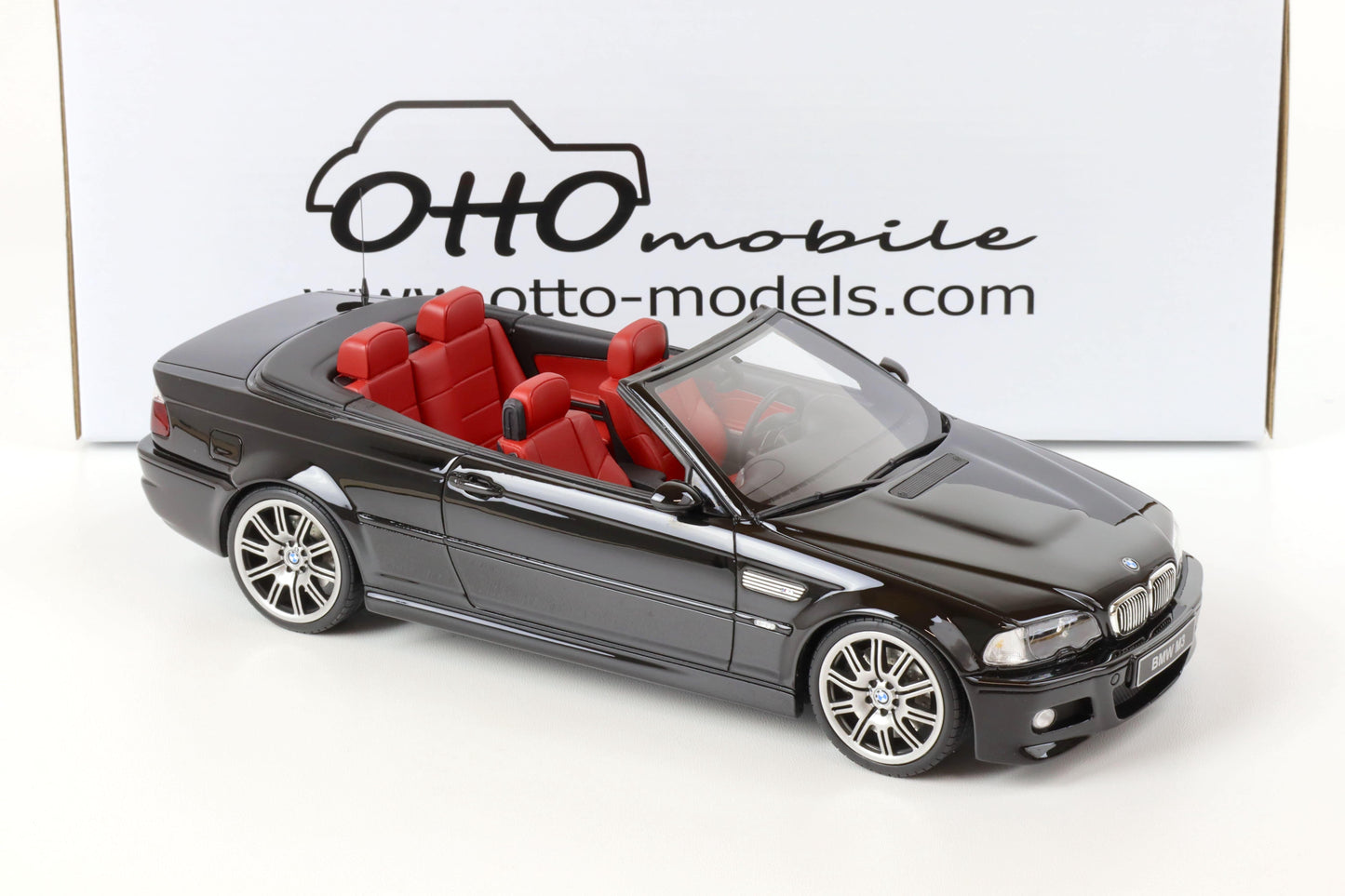 Otto 2004 BMW E46 M3 Cabriolet Black 1:18 RESIN, SEALED, LIMITED