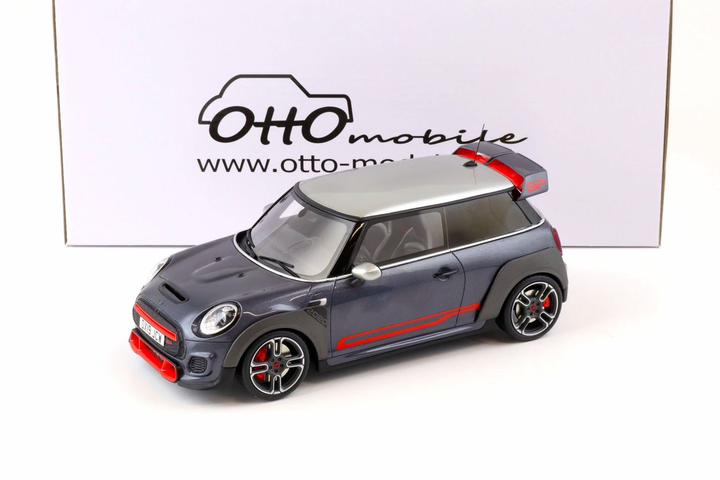 Otto 2020 Mini Cooper JCW GP John Cooper Works Grey 1:18 Resin SEALED