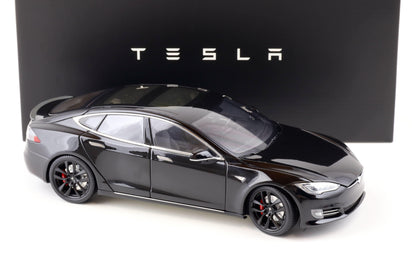 Original Tesla Model S P100D Black DEALER VERSION 1:18