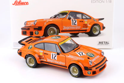 Schuco 1976 Porsche 911 934 RSR Jagermeister No 12 Eifelrennen DRM Orange 1:18