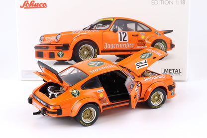 Schuco 1976 Porsche 911 934 RSR Jagermeister No 12 Eifelrennen DRM Orange 1:18