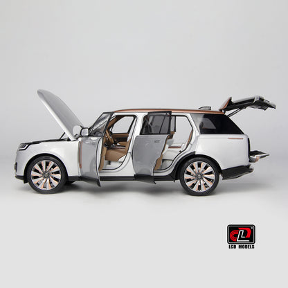 LCD 2022 Range Rover SV Silver w/ Bronze Accents 1:18