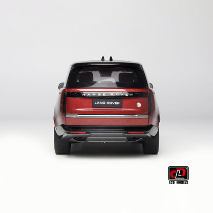 LCD 2022 Land Rover Range Rover SV Red w/ Black Wheels and Accents 1:18