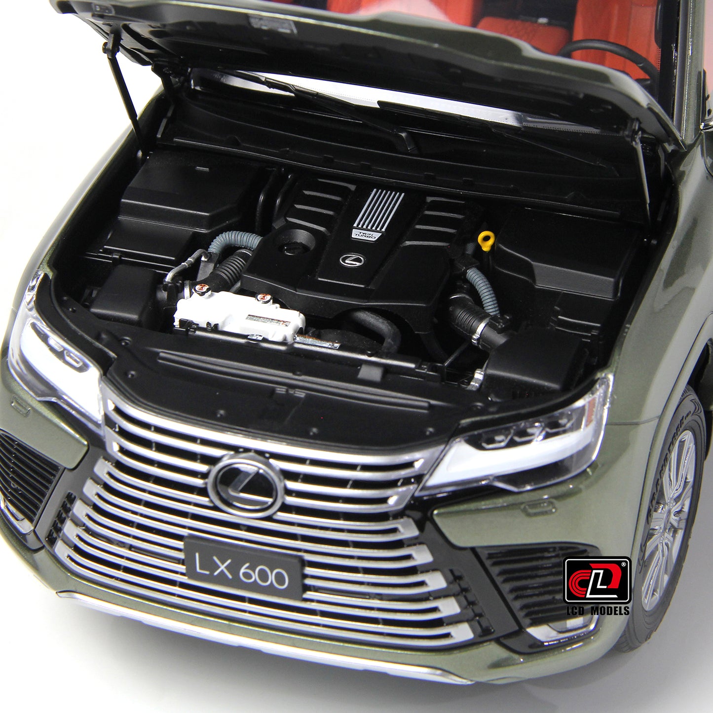 LCD 2024 Lexus LX600 Nori Green 1:18