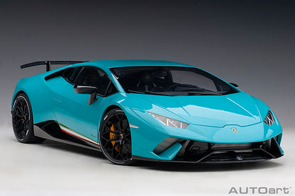 AUTOart Lamborghini Huracan Performante Blu Glauco (Solid Blue) 1:12