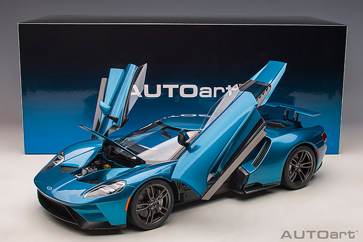 AUTOart 2017 Ford GT Liquid Blue 1:12