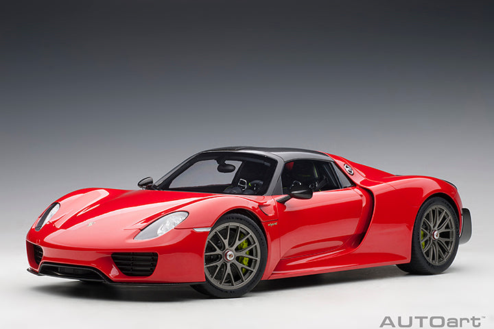 AUTOart Porsche 918 Spyder Weissach Package, Guards Red 1:12