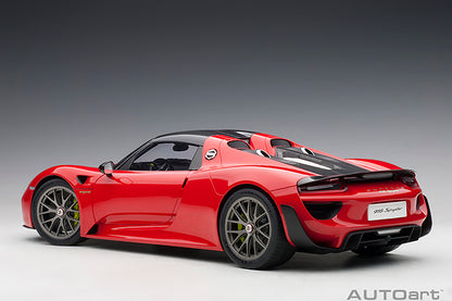 AUTOart Porsche 918 Spyder Weissach Package, Guards Red 1:12