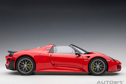 AUTOart Porsche 918 Spyder Weissach Package, Guards Red 1:12