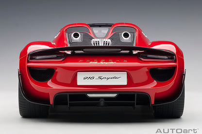 AUTOart Porsche 918 Spyder Weissach Package, Guards Red 1:12