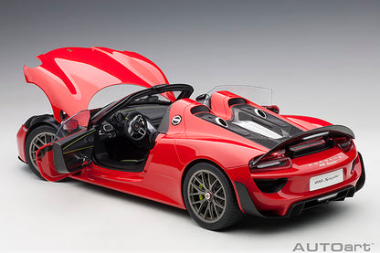 AUTOart Porsche 918 Spyder Weissach Package, Guards Red 1:12