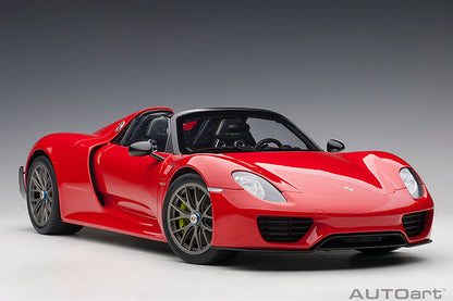 AUTOart Porsche 918 Spyder Weissach Package, Guards Red 1:12