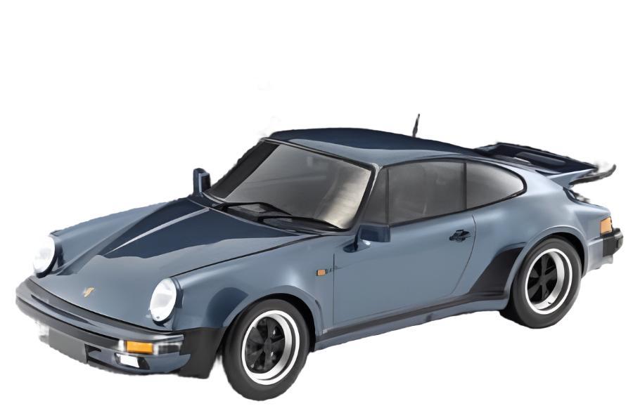 Minichamps 1977 Porsche 911 Turbo 930 Coupe Blue Grey Metallic 1:12