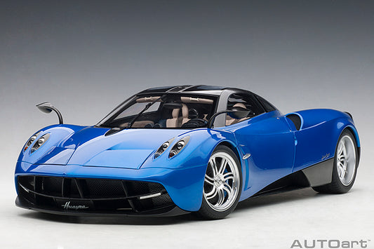 AUTOart Pagani Huayra Blue Metallic w/ Silver Wheels 1:12