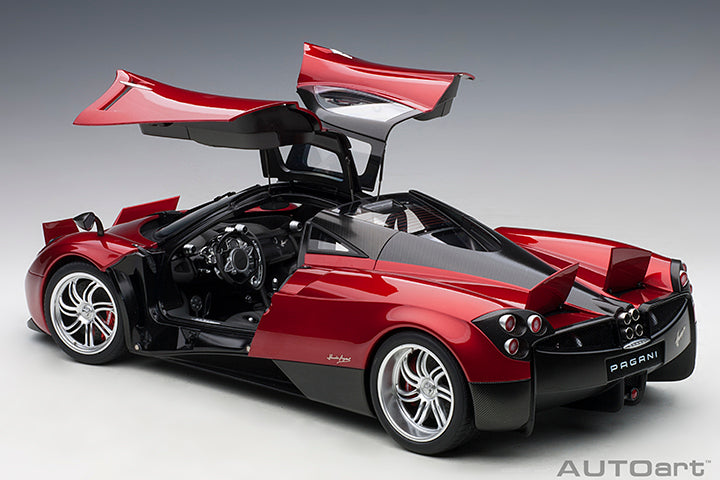 AUTOart Pagani Huayra Red Metallic w/ Silver Wheels 1:12